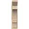 Ekena Millwork Balboa Slat Rough Sawn Outlooker, Douglas Fir, 8"W x 24"D x 36"H OUT08X24X36BOA06RDF - alternate 4
